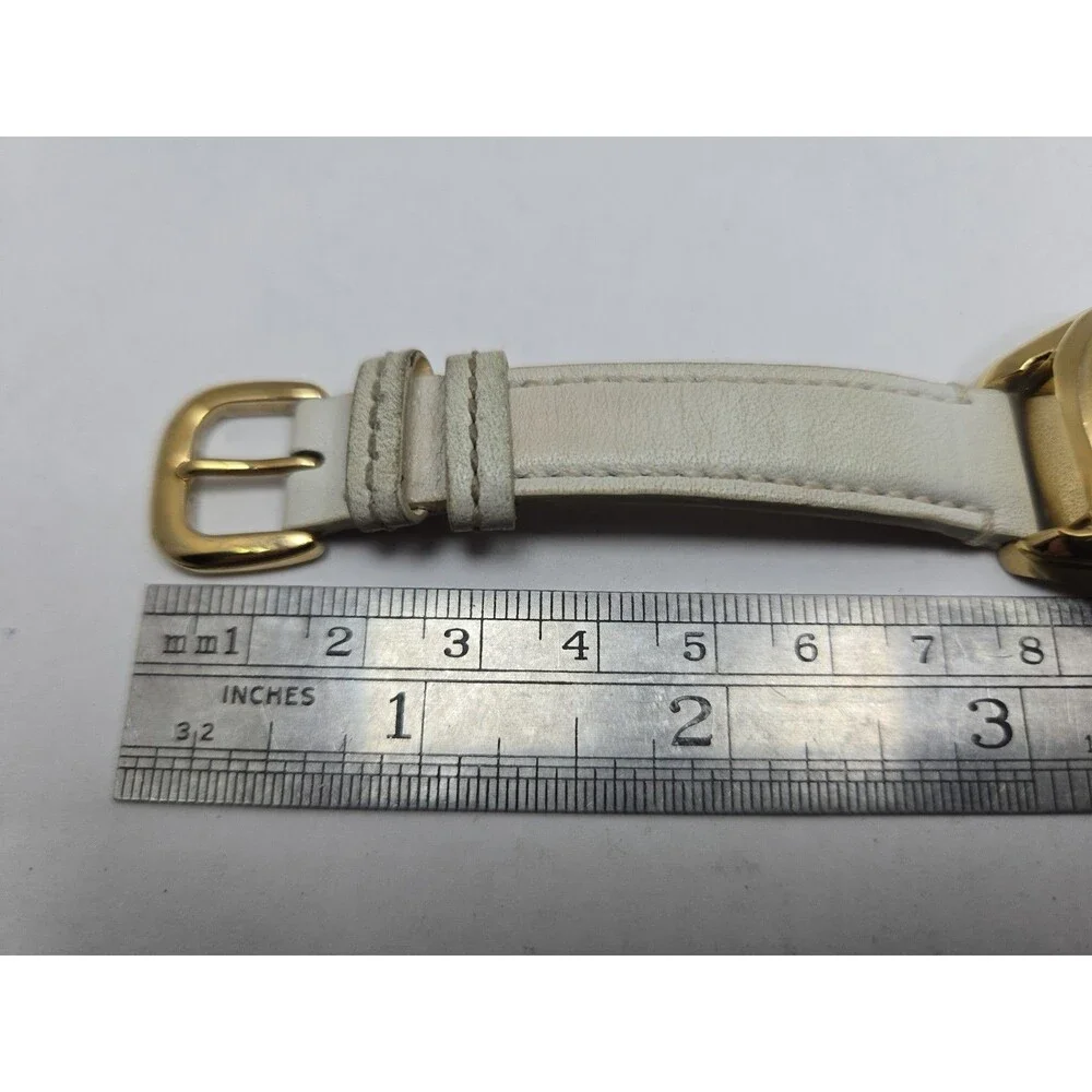 Coach Teagan Mini 32mm Gold Tone Multifunction Day Date Quartz Watch New Battery
